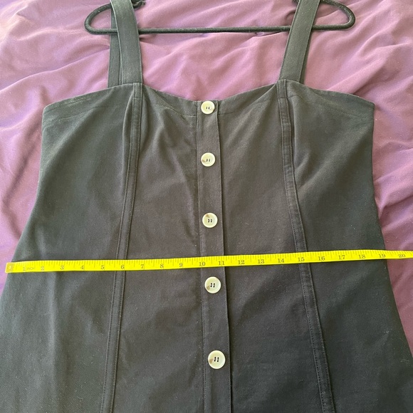 Black H&M mini dress, size large 12-14 - Picture 5 of 7